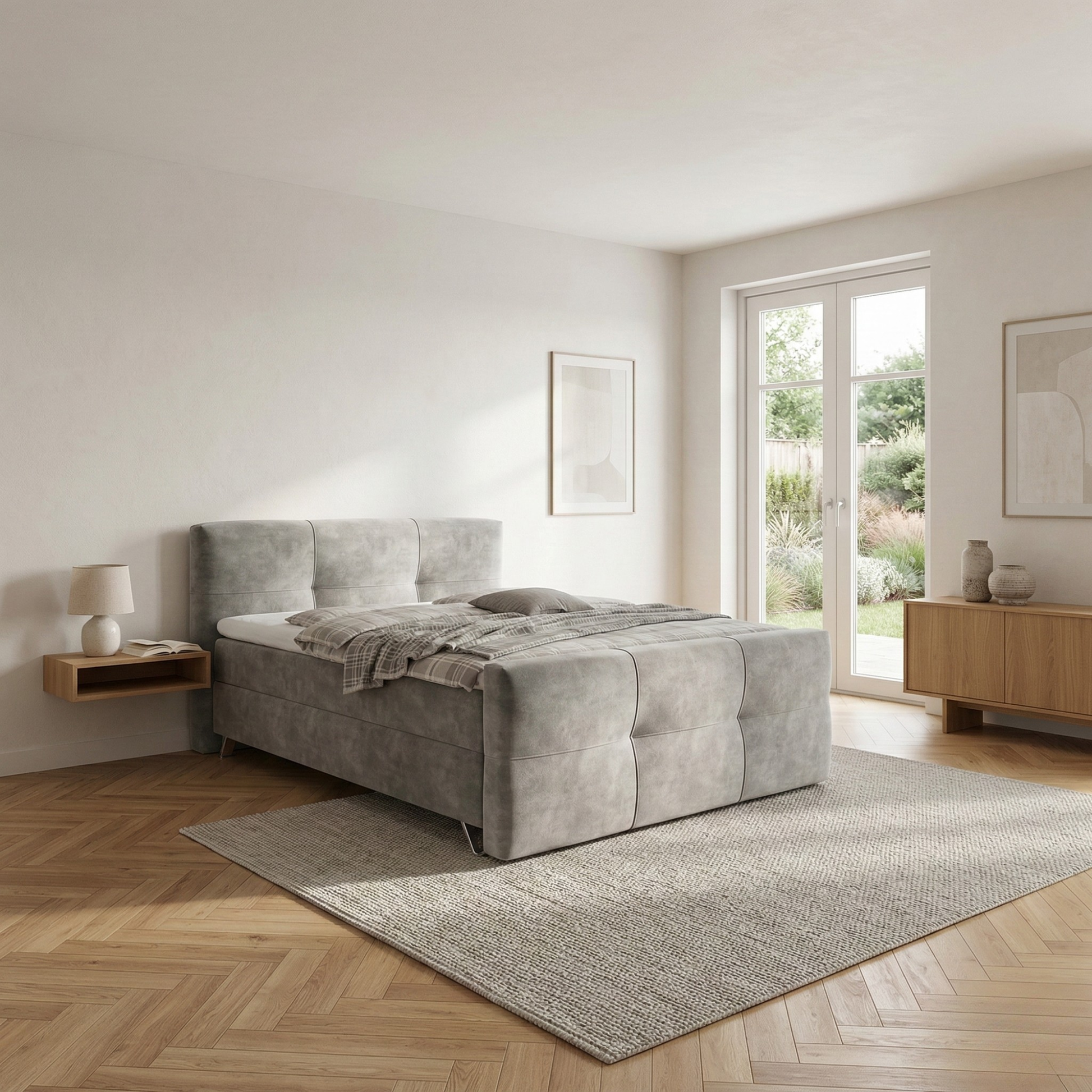 Boxspring Capri crown