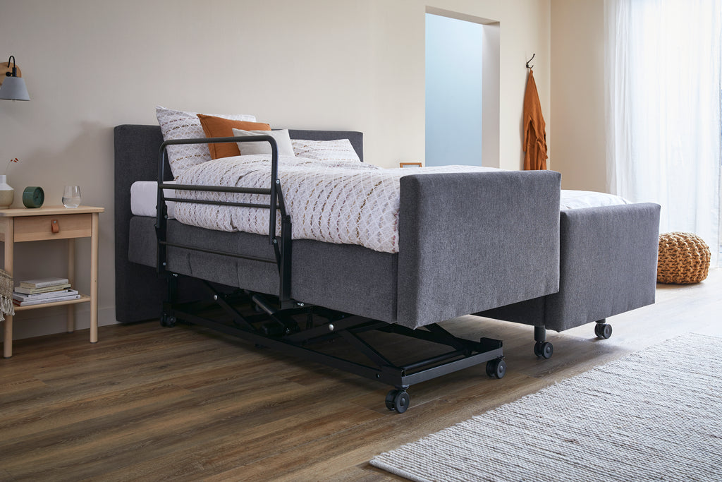 Seniorbed Hooglaag Deluxe – Comfortabel en Veilig Slapen