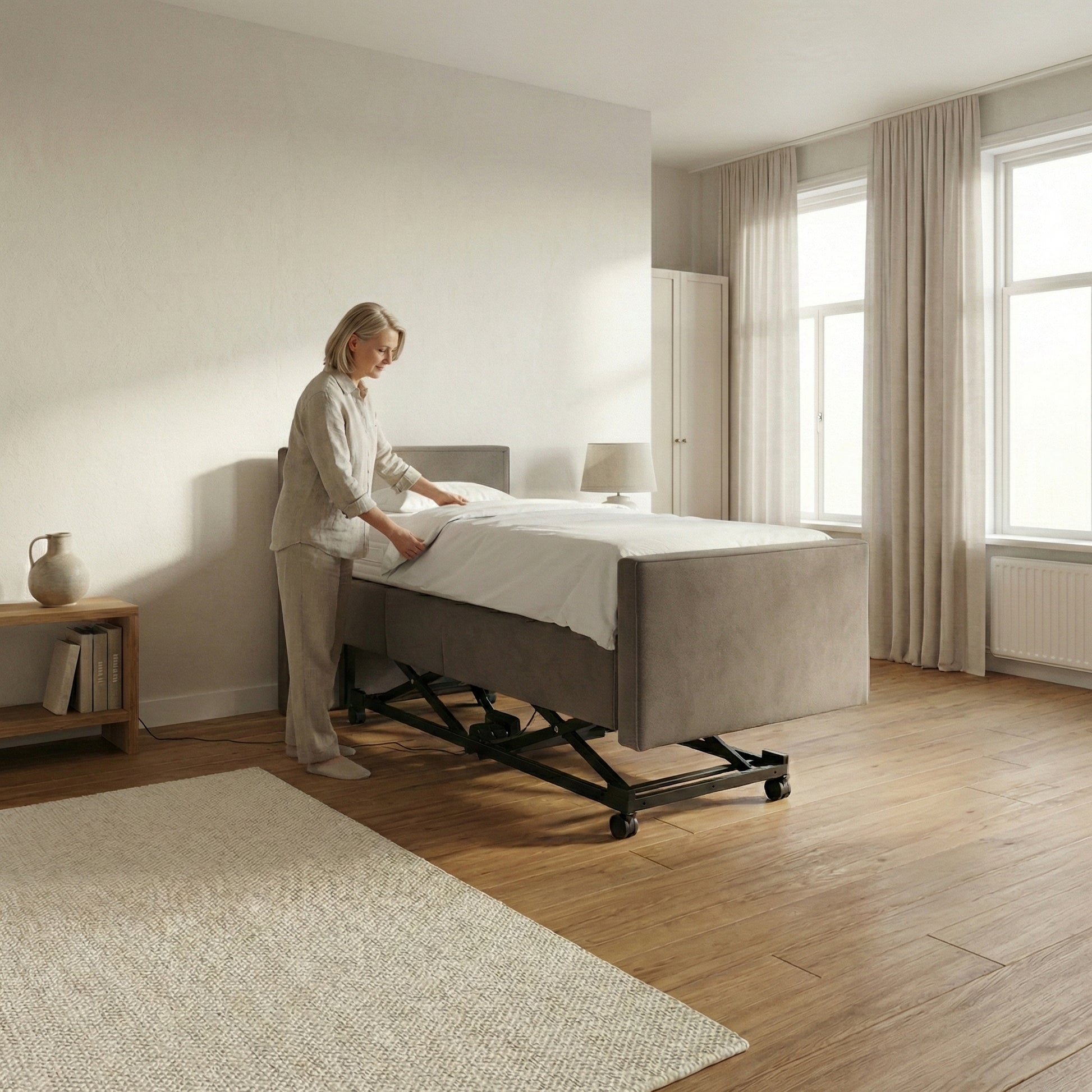 Compact Seniorenbed 90x200 – Basis uitvoering